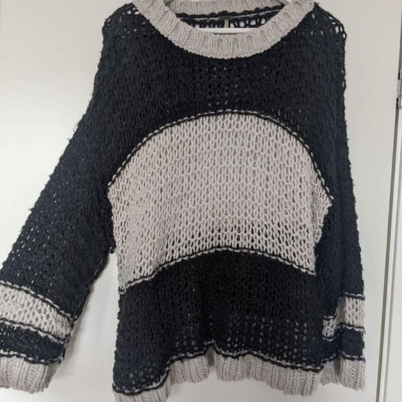 Free People Oversized Knit Sweater - Picture 2 of 2
